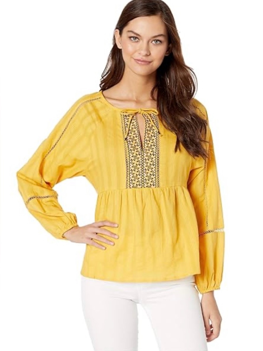 Chelsea And Theodore Mustard, Hobo Style Top